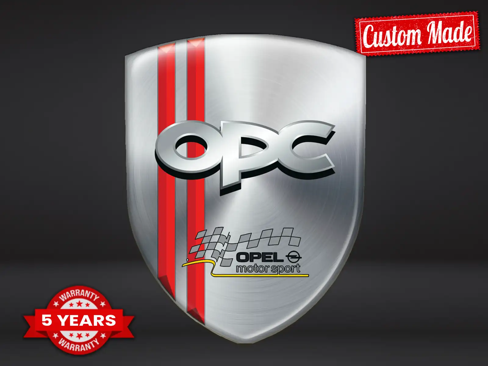 OPC Adesivi Aziendali Personalizzati Stile Elite Multiuso